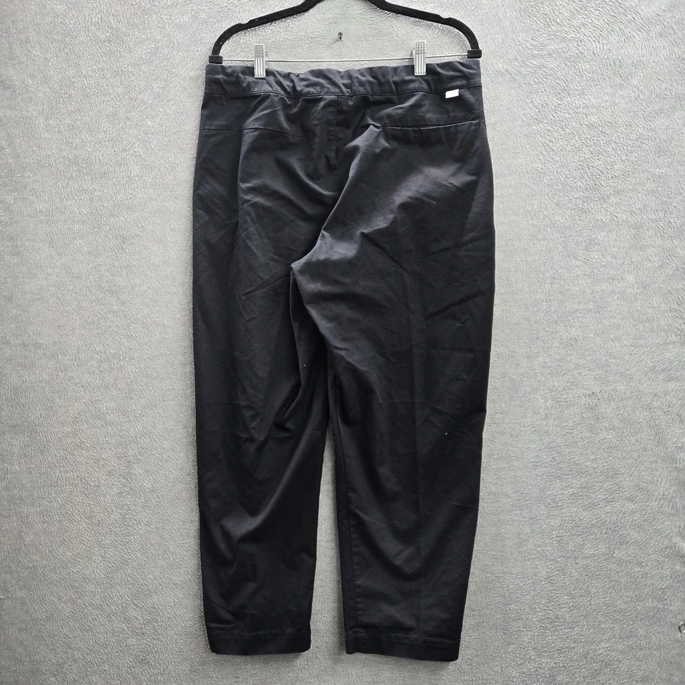 Nike Men Activewear Pants 34 Black Woven Unlined Essential Crop 25